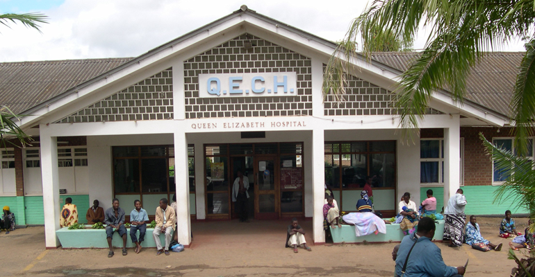 Queen Elizabeth Central Hospital entrance