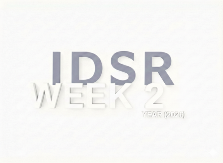IDSR Epidemiological Bulletin – Week 2.