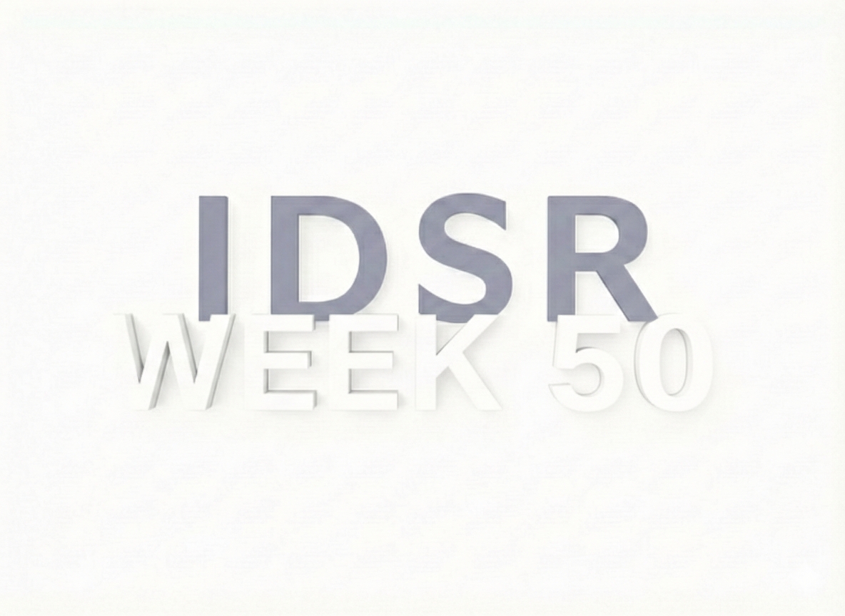 IDSR Epidemiological Bulletin – Week 50.