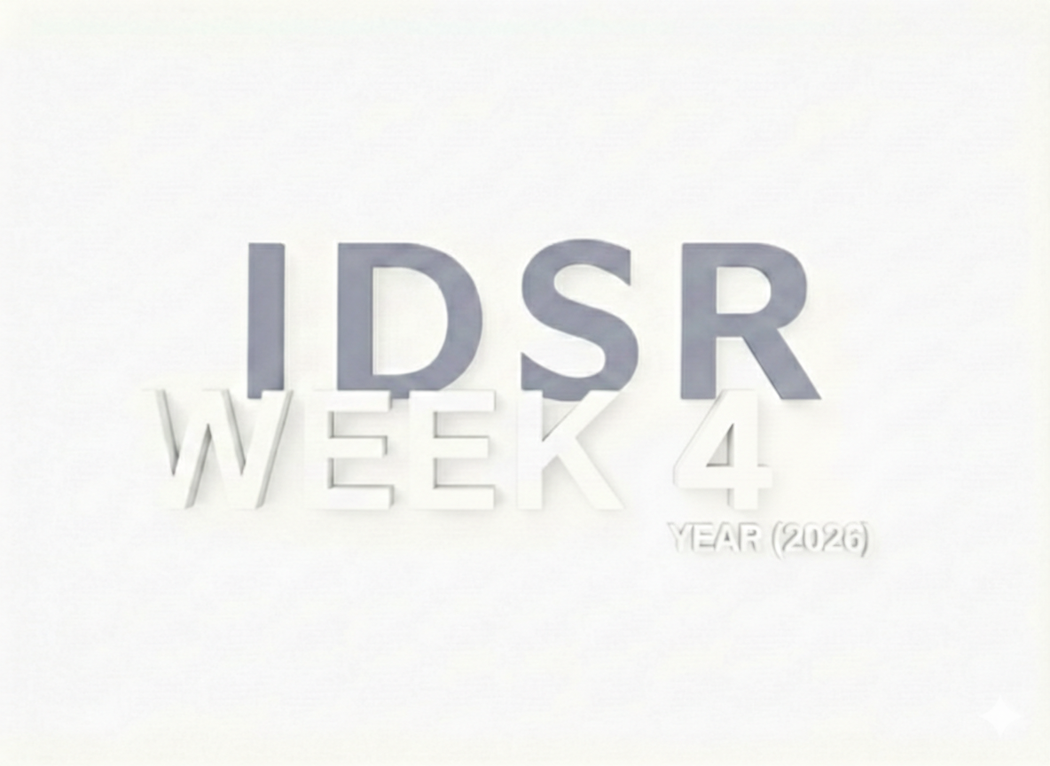IDSR Epidemiological Bulletin – Week 4.