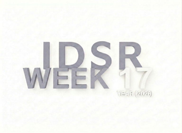 IDSR Epidemiological Bulletin – Week 17.