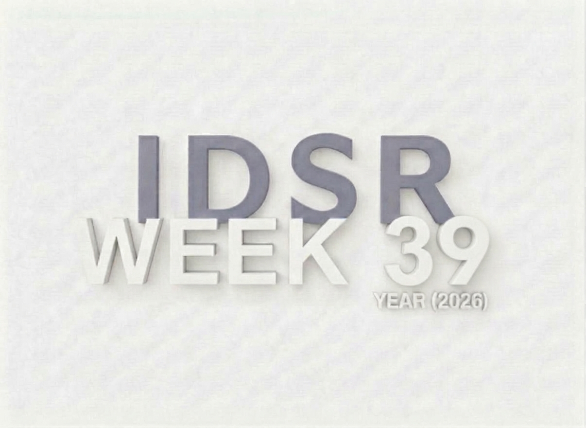 IDSR Epidemiological Bulletin – Week 39.