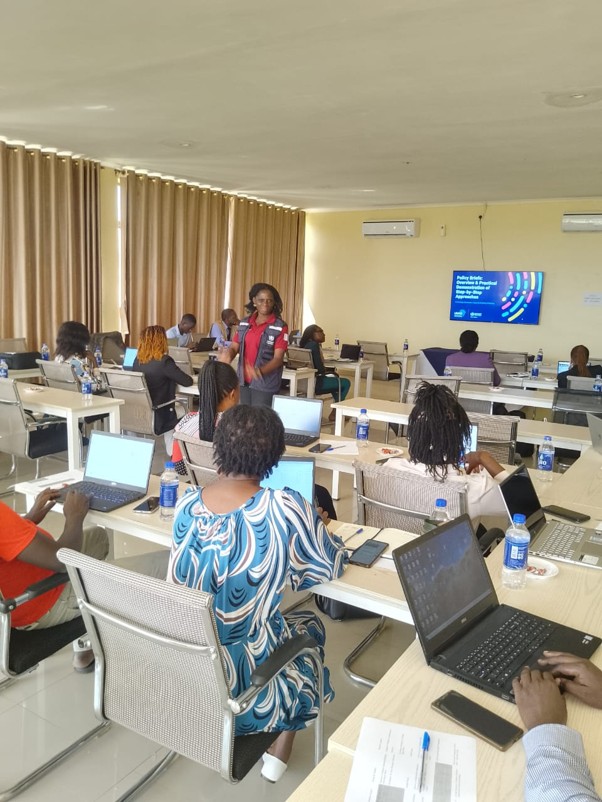 PHIM researchers and participants in group discussions